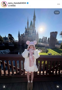 本田紗来さんのインスタグラム（＠sara_honda0404）より