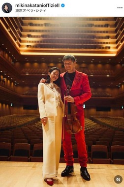中谷美紀さんのインスタグラム（＠mikinakatanioffiziell）より