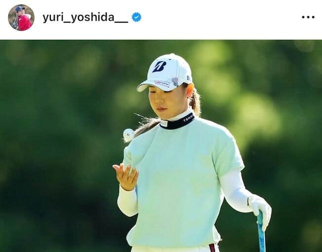 吉田優利選手のインスタグラム（＠yuri_yoshida__）より