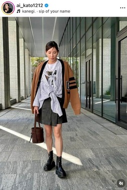 加藤あいさんのインスタグラム（＠ai_kato1212）より