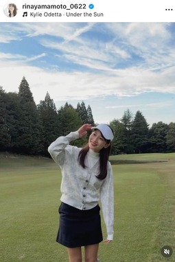 山本里菜さんのインスタグラム（＠rinayamamoto_0622）より