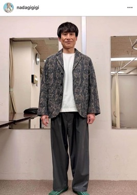なだぎ武さんのインスタグラム（@nadagigigi）より
