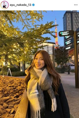仲田歩夢さんのインスタグラム（＠ayu_nakada_13）より