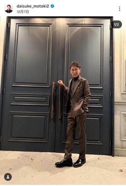 元木大介さんのインスタグラム（＠daisuke_motoki2）より