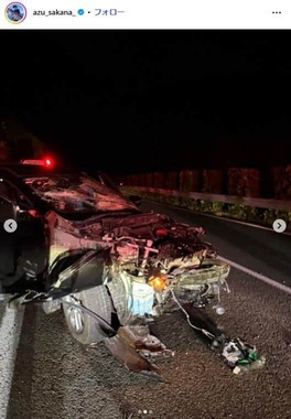 神野梓さんのインスタグラム（＠azu_sakana_）より