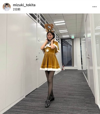 戸北美月さんのインスタグラム（＠mizuki_tokita）より
