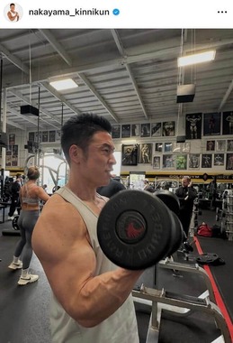 なかやまきんに君のインスタグラム（＠nakayama_kinnikun）より