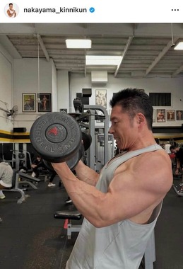 なかやまきんに君のインスタグラム（＠nakayama_kinnikun）より