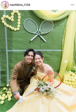 日比野菜緒選手のインスタグラム（＠naohibino_1128）より