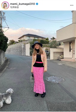 熊谷真実さんのインスタグラム（＠mami_kumagai310）より