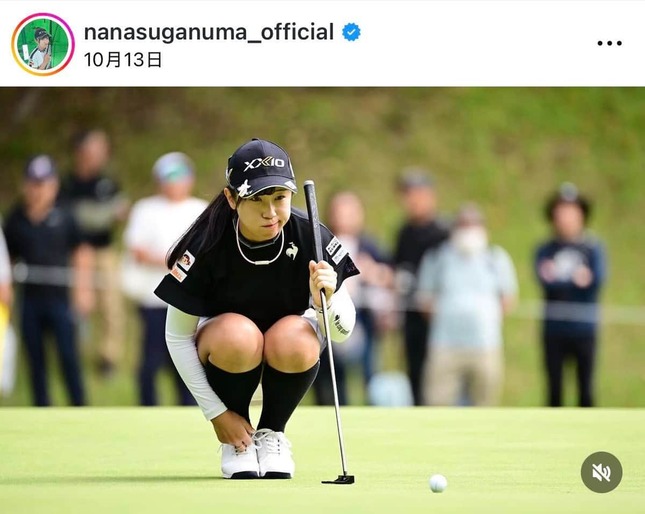 菅沼菜々さんのインスタグラム（＠nanasuganuma_official）より