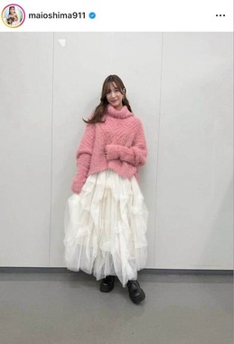 大島麻衣さんのインスタグラム（＠maioshima911）より