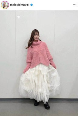 大島麻衣さんのインスタグラム（＠maioshima911）より