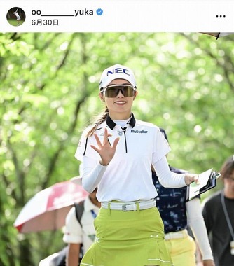 安田祐香選手のインスタグラム（＠oo_______yuka）より
