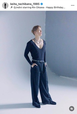 橘慶太さんのインスタグラム（＠keita_tachibana_1985）より