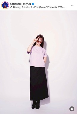 長崎美柚さんのインスタグラム（＠nagasaki_miyuu）より