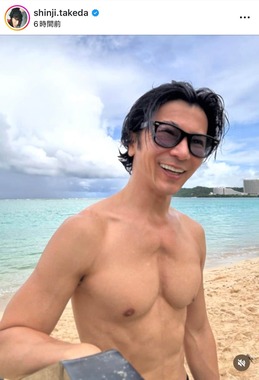 武田真治さんのインスタグラム（＠shinji.takeda）より
