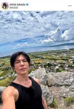 武田真治さんのインスタグラム（＠shinji.takeda）より