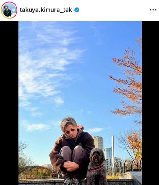 木村拓哉さんのインスタグラム（＠takuya.kimura_tak）より