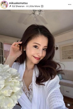 明松美玖さんのインスタグラム（＠mikuakematsu）より
