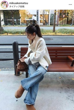 明松美玖さんのインスタグラム（＠mikuakematsu）より