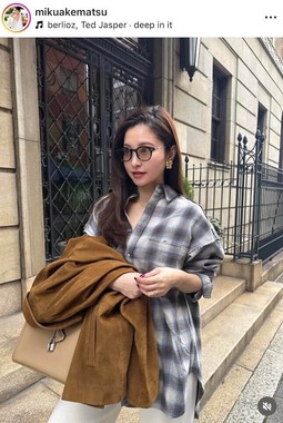 明松美玖さんのインスタグラム（＠mikuakematsu）より