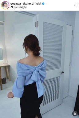 大沢あかねさんのインスタグラム（＠oosawa_akane.official）より