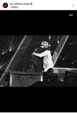 B’z公式インスタグラム（＠bz_official_insta）より