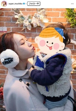 てんちむさんのインスタグラム（＠super_muchiko）より