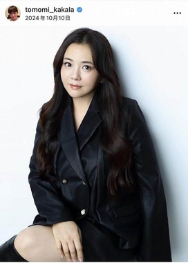華原朋美さんのインスタグラム（＠tomomi_kakala）より