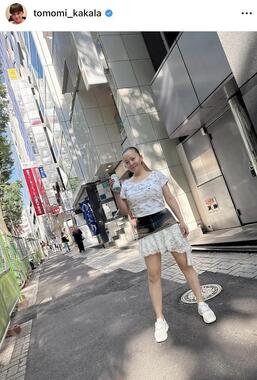 華原朋美さんのインスタグラム（＠tomomi_kakala）より