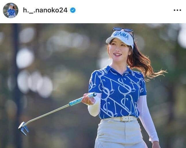 林菜乃子選手のインスタグラム（＠h._.nanoko24）より