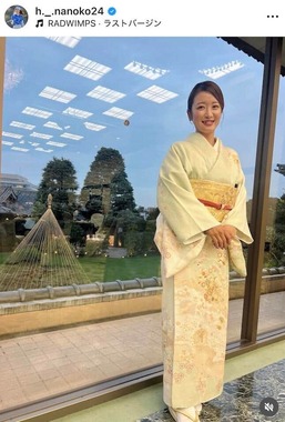 林菜乃子選手のインスタグラム（＠h._.nanoko24）より