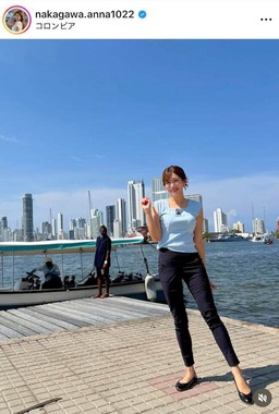 中川安奈さんのインスタグラム（＠nakagawa.anna1022）より
