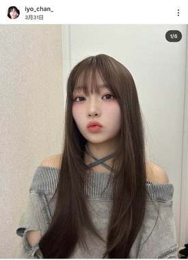 いよさんのインスタグラム（＠iyo_chan_）より
