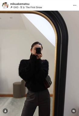 明松美玖さんのインスタグラム（＠mikuakematsu）より