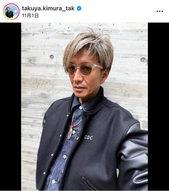 木村拓哉さんのインスタグラム（＠takuya.kimura_tak）より