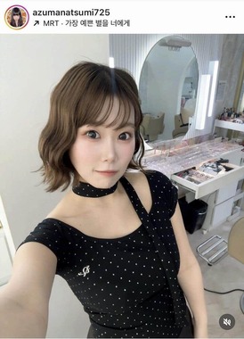 尼崎のなつみかんさんのインスタグラム（＠azumanatsumi725）より