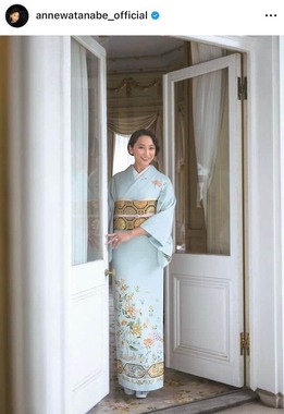 杏さんのインスタグラム（＠annewatanabe_official）より