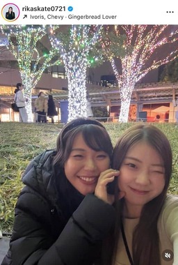 紀平梨花選手のインスタグラム（＠rikaskate0721）より