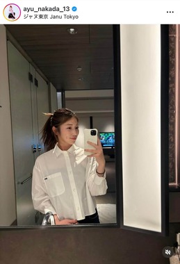 仲田歩夢さんのインスタグラム（＠ayu_nakada_13）より
