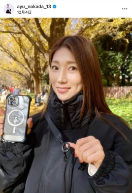 仲田歩夢さんのインスタグラム（＠ayu_nakada_13）より