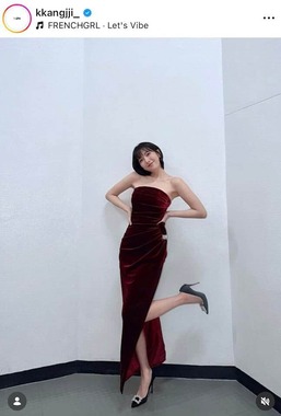 知英さんのインスタグラム（＠kkangjji_）より