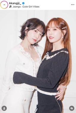 知英さんのインスタグラム（＠kkangjji_）より