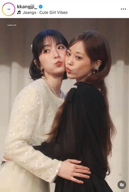 知英さんのインスタグラム（＠kkangjji_）より