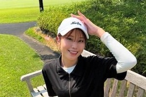 稲村亜美、ミニ丈ウェアで...ゴルフ場に女神降臨　「かわいい！」「めちゃくちゃ綺麗」大絶賛の嵐