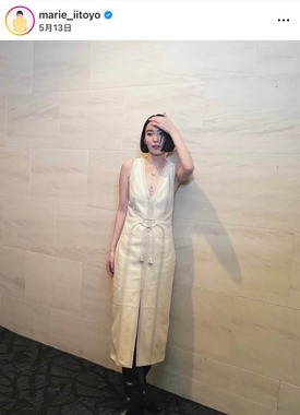 飯豊まりえさんのインスタグラム（＠marie_iitoyo）より