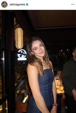 ゼフラ・ギュネシュ選手のインスタグラム（＠zehragunes）より