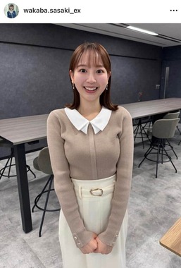 佐々木若葉さんのインスタグラム（＠wakaba.sasaki_ex）より