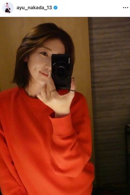 仲田歩夢さんのインスタグラム（＠ayu_nakada_13）より